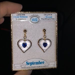 Birthday Heart Earrings